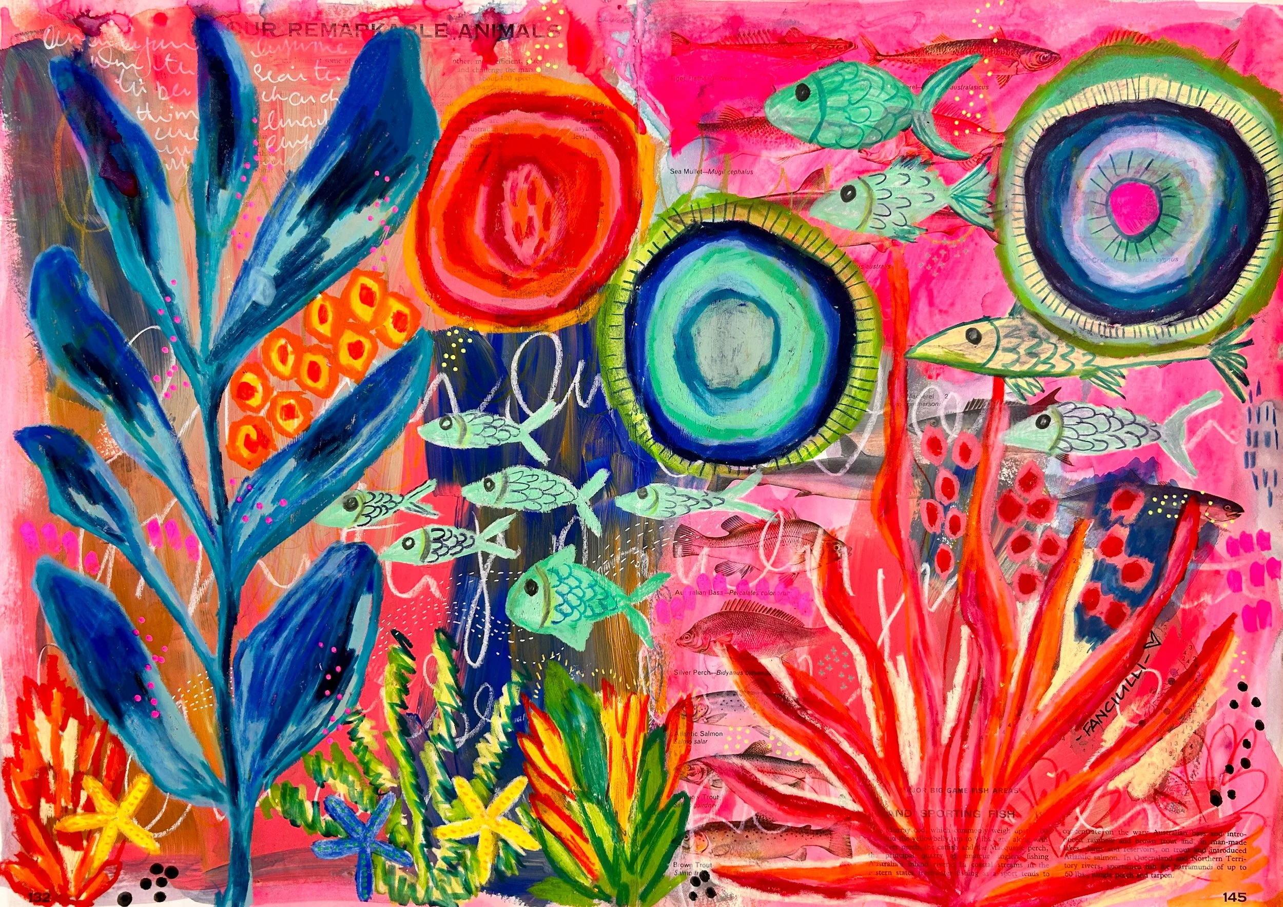 Yvette's Mixed Media Workshop-Bribie Island Sunday 29th March 2026