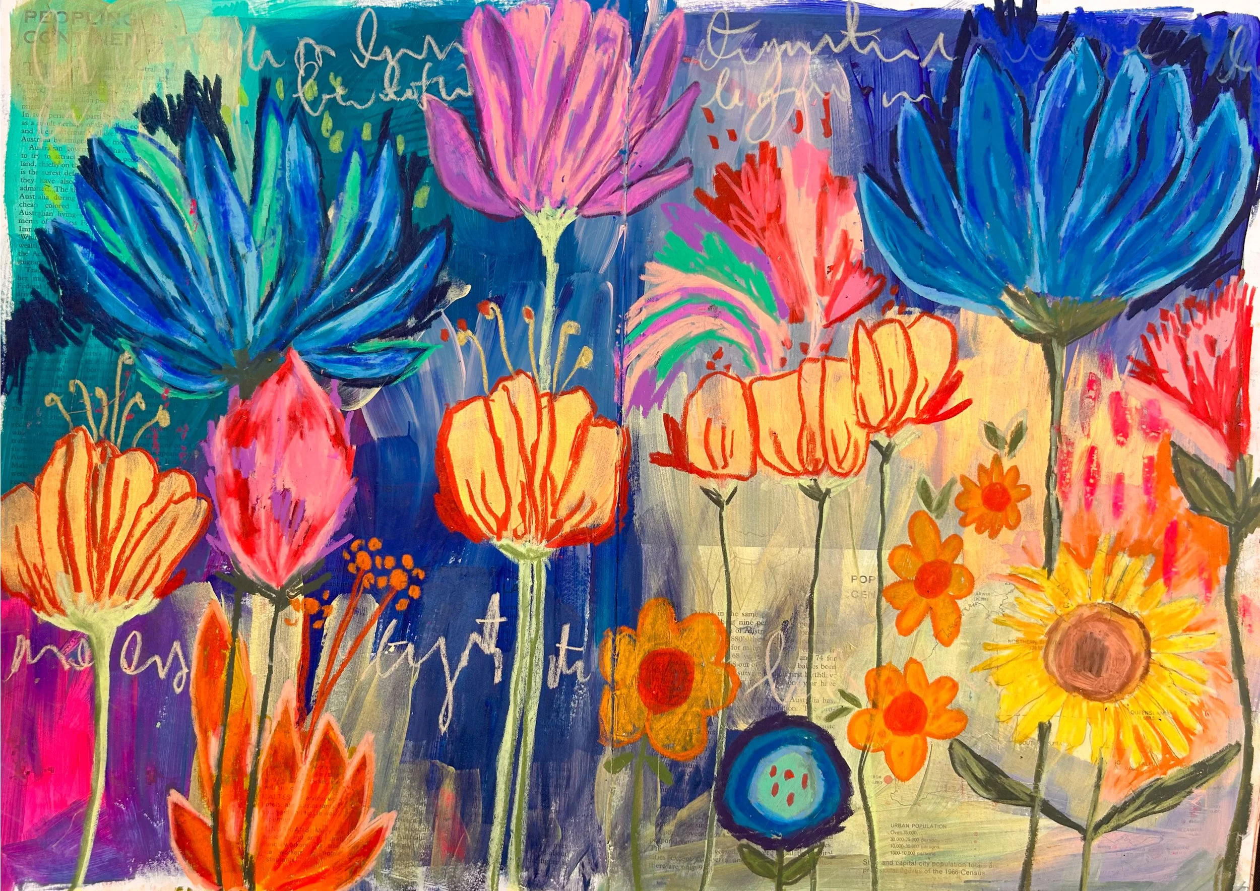 Yvette's Mixed Media Workshop-Bribie Island Sunday 3rd May 2026