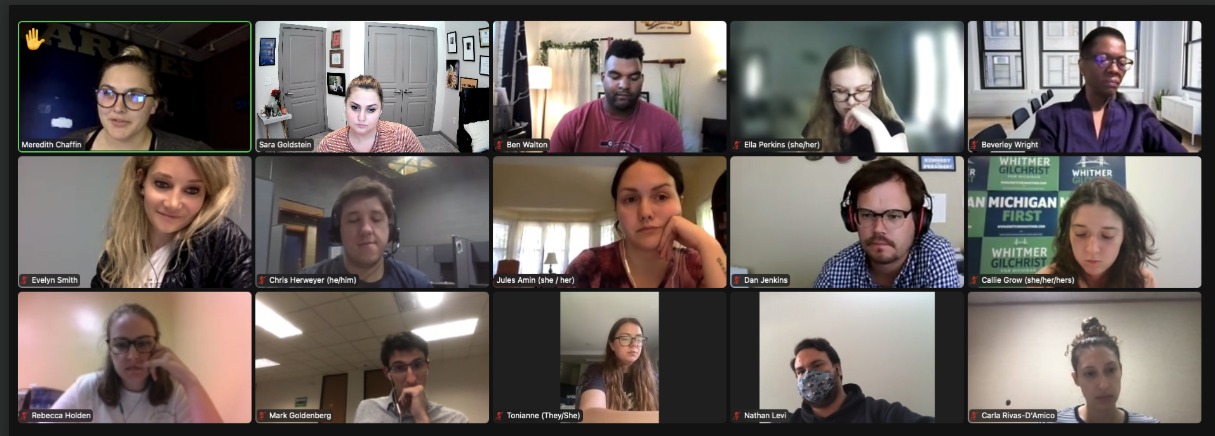 Kinship Methods facilitate a training on Zoom with about 12 participants on screen.