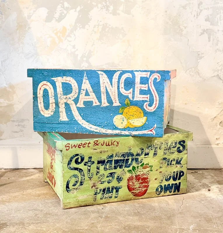 Decorative Wooden Box Crate