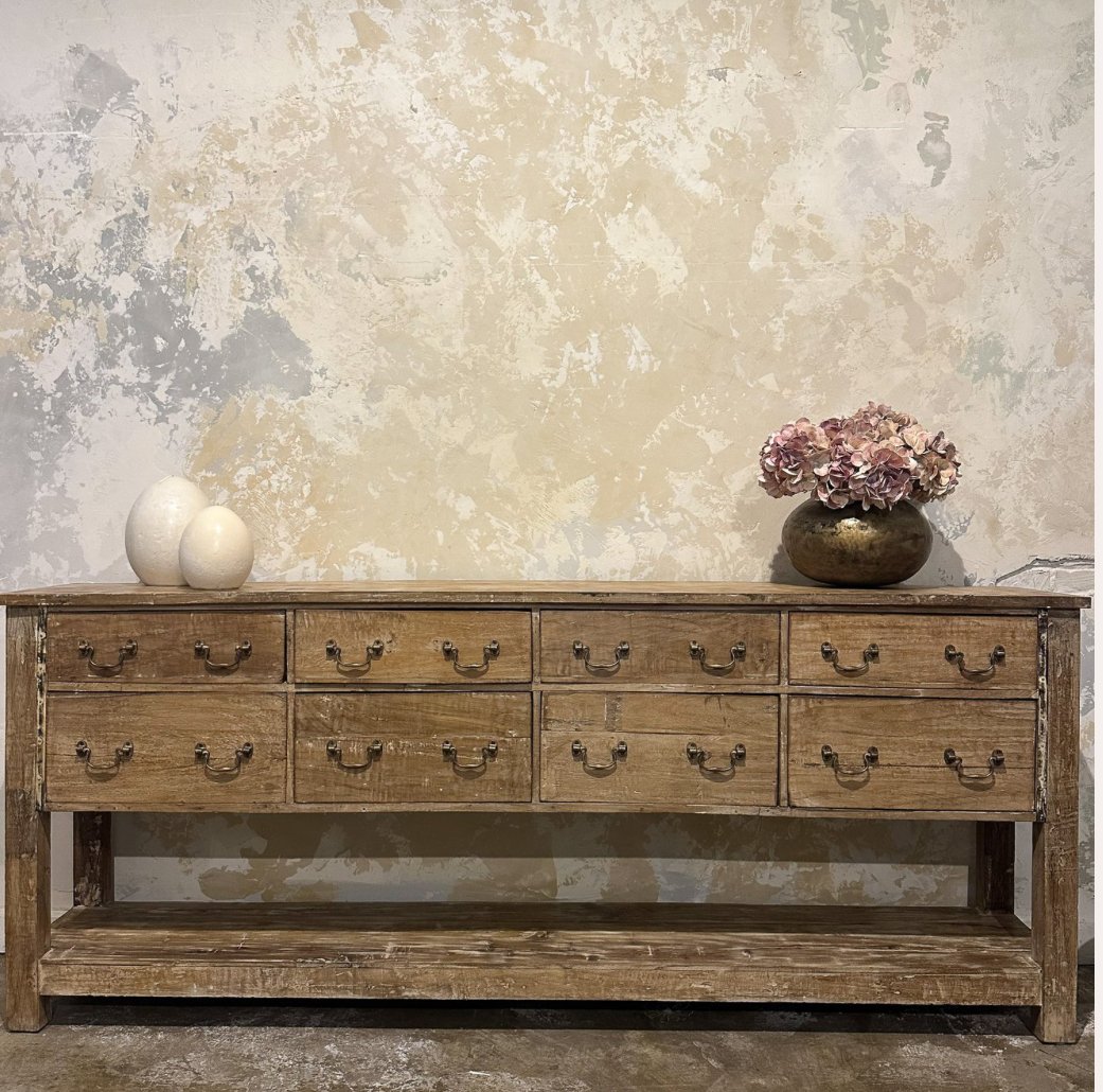 Long Sideboard with Shelf