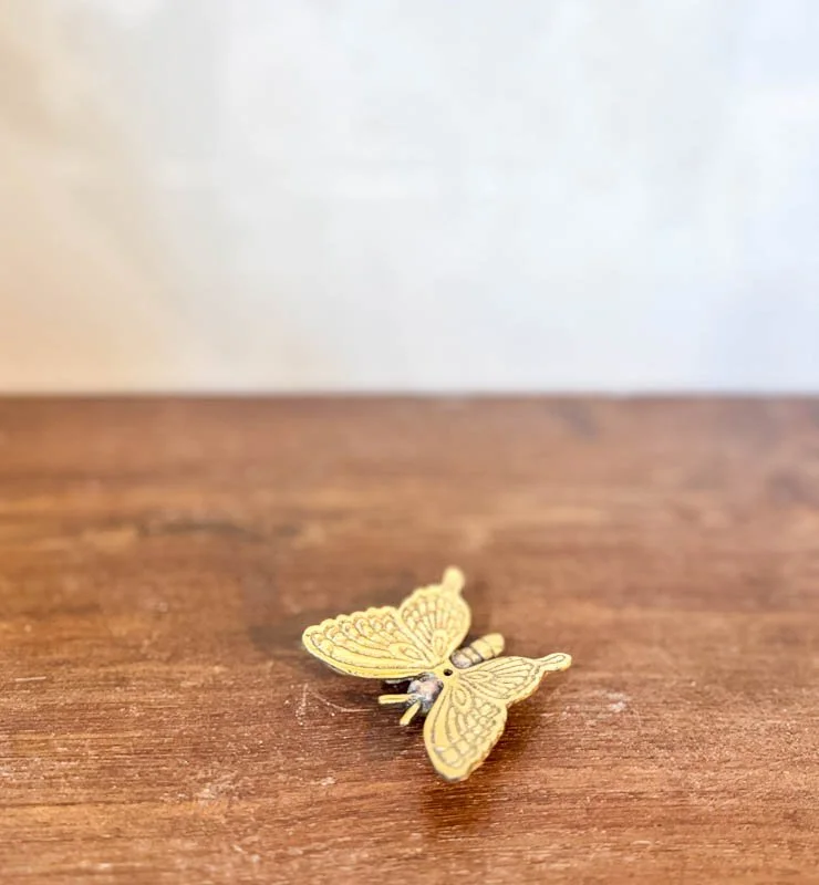 Brass Butterfly Incense Holder