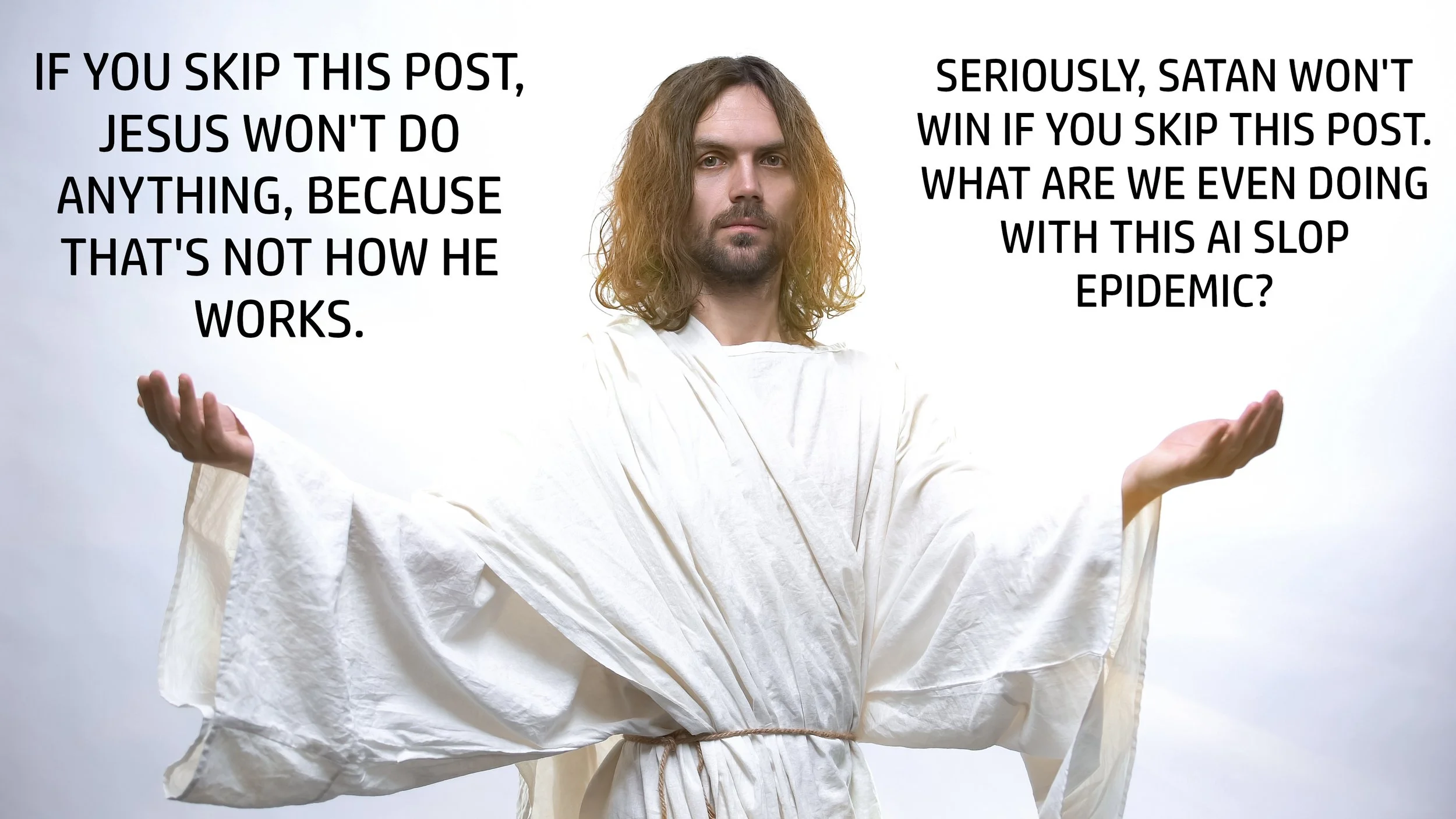 IF YOU SKIP THIS POST, NOTHING WILL HAPPEN: A Short Thought on Manipulative Content