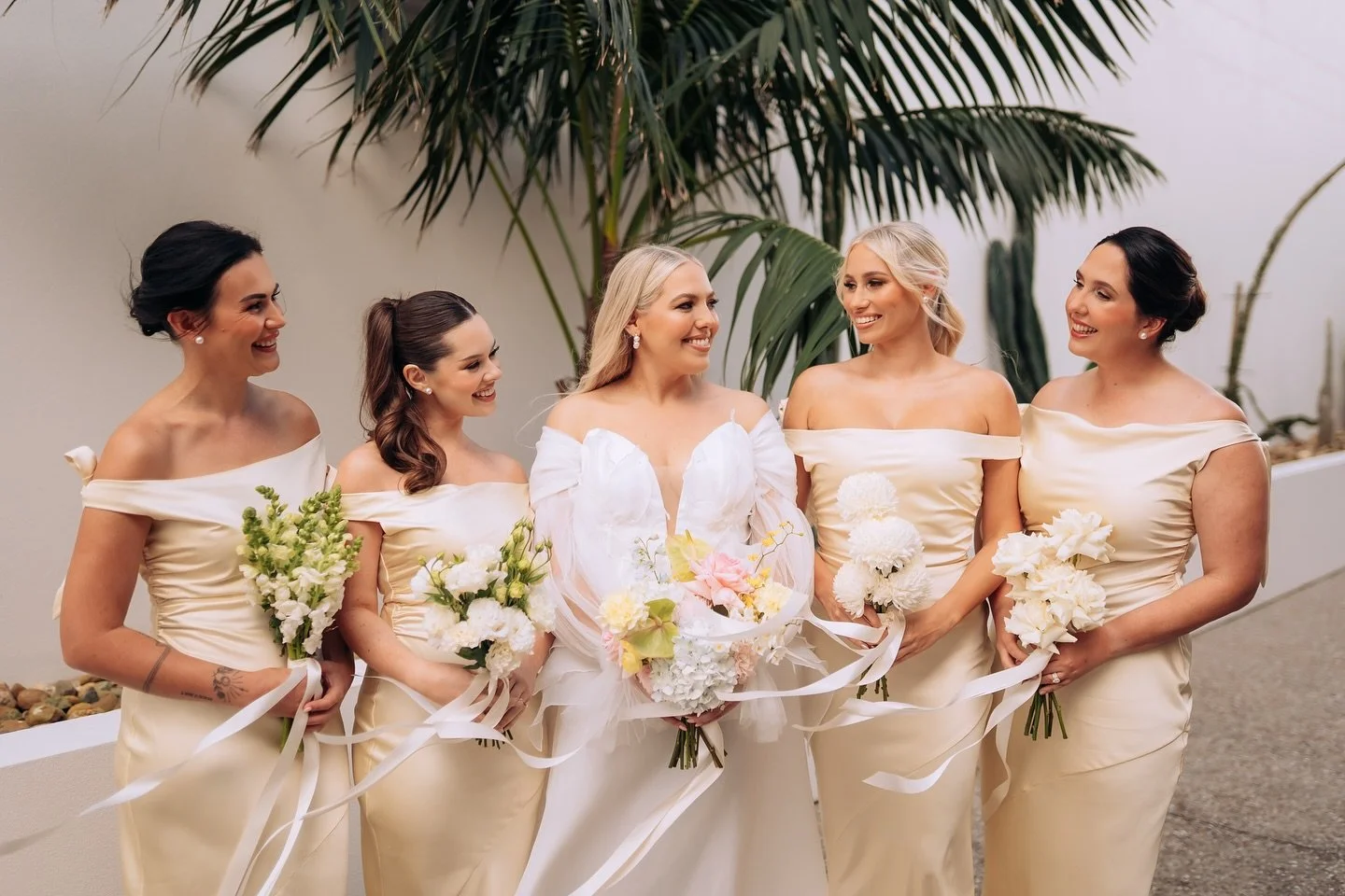 Reason number 1,000 for our obsession with ribbons = the way they dance so gracefully in the wind 🏹🤍✨ 

Gorgeous photo captured by the incredible @wild.weddings of our girl @angelorourke and her girlies x