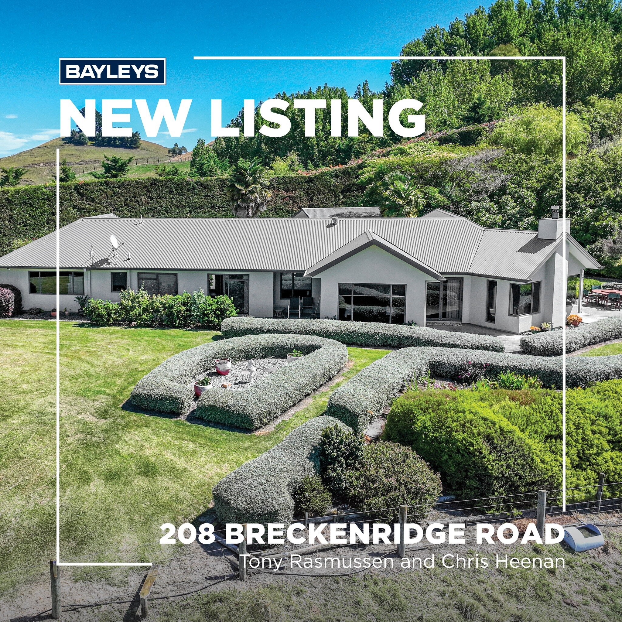 Captivating views at Breckenridge | 208 Breckenridge Road, Puketapu🏡

Discover a contemporary and effortlessly maintained 1.8-hectare lifestyle property, near Taradale on the hilltop of Breckenridge Road, centrally located just 16km from Napier and 