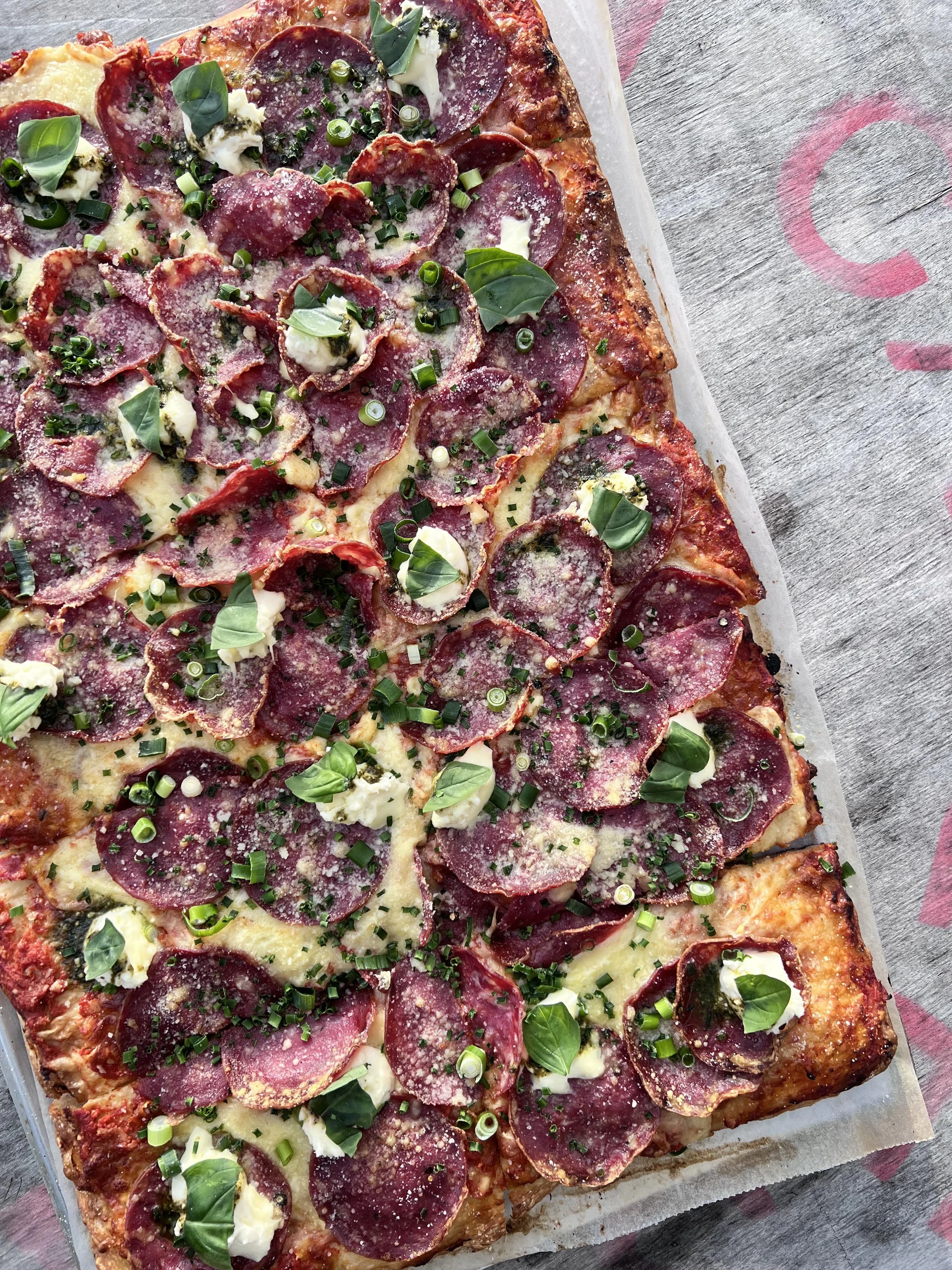Pepperoni Tray Pizza