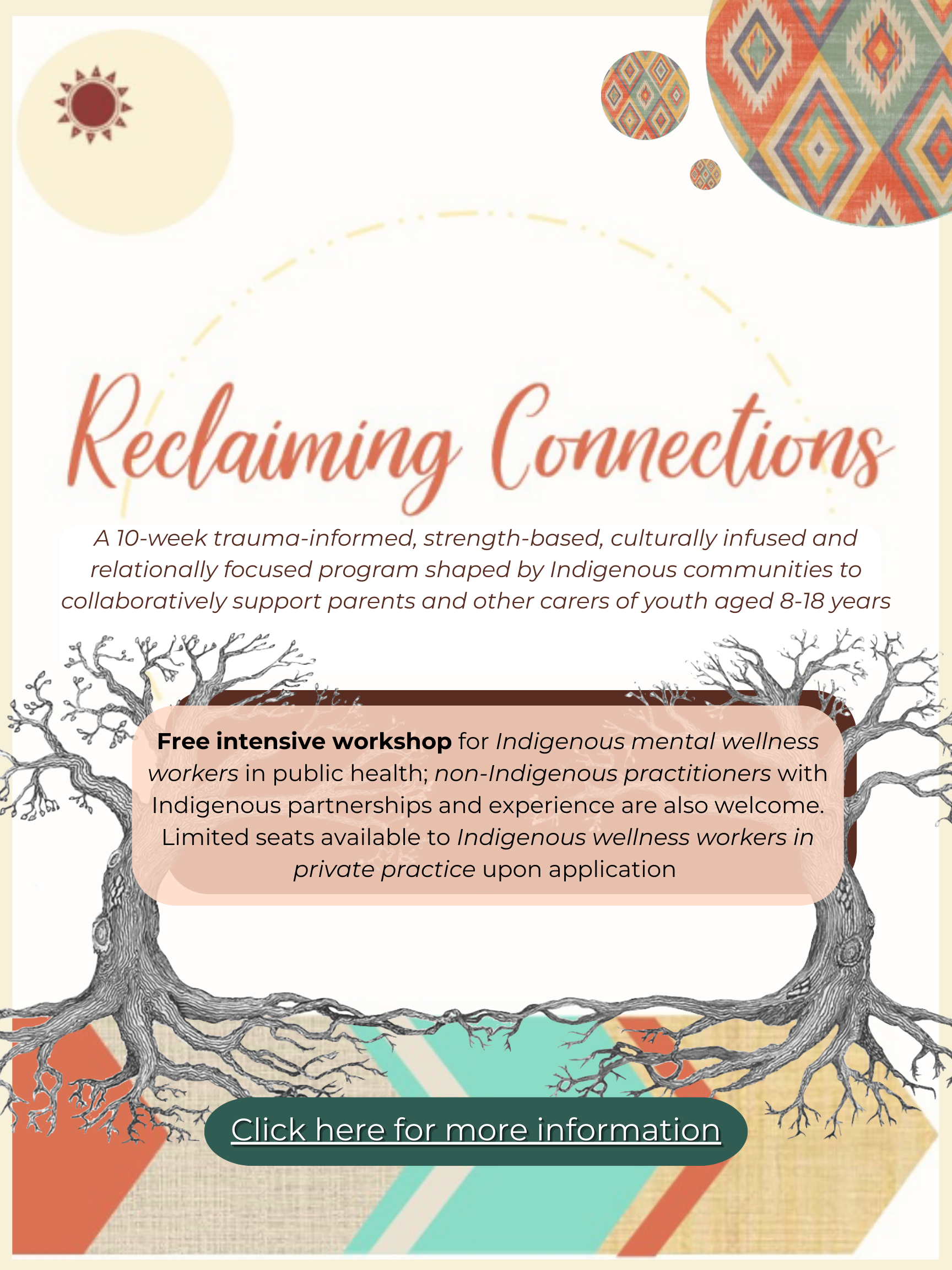 Reclaiming Connections Workshop: This April — Connect Attachment Program