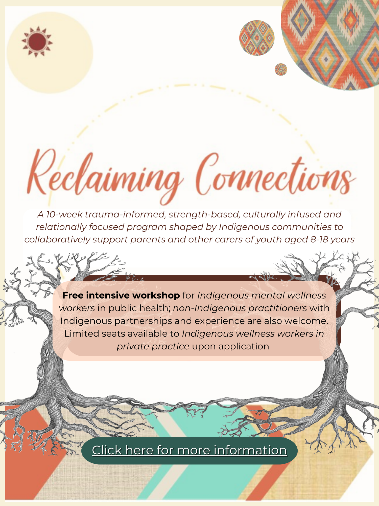 Reclaiming Connections Workshop: This April — Connect Attachment Program