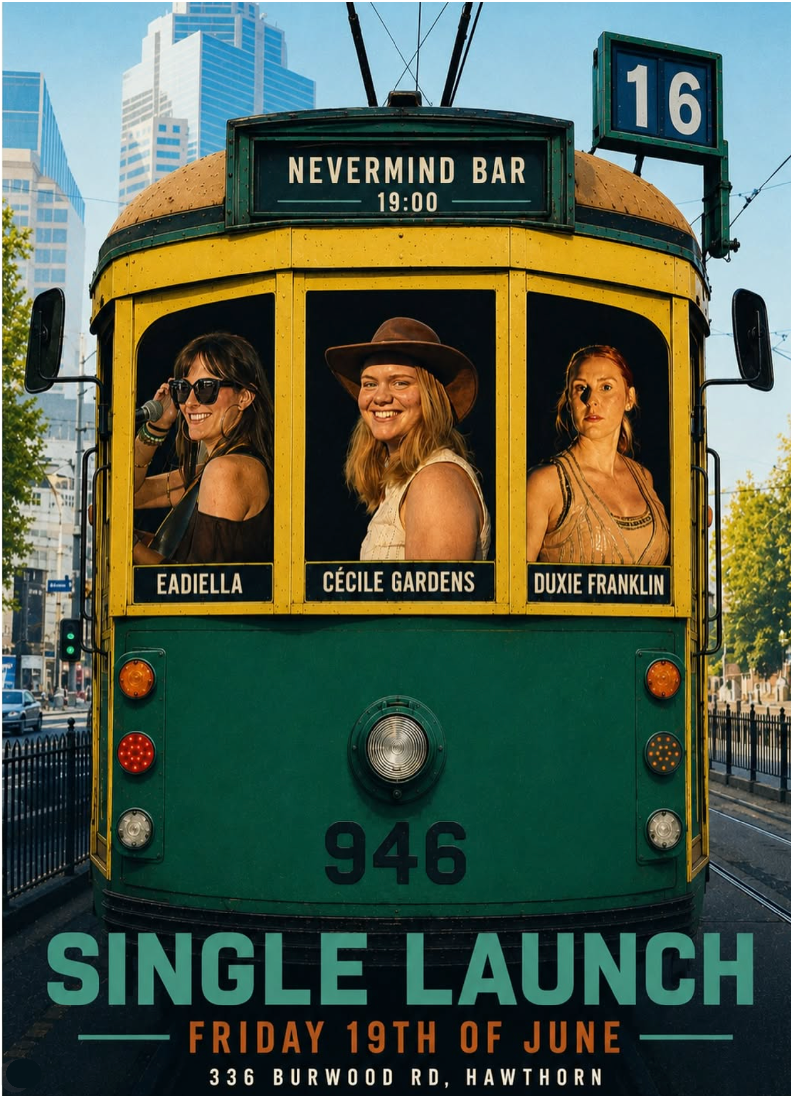 Cecile Garden's 'The Man on the Tram' Single Launch