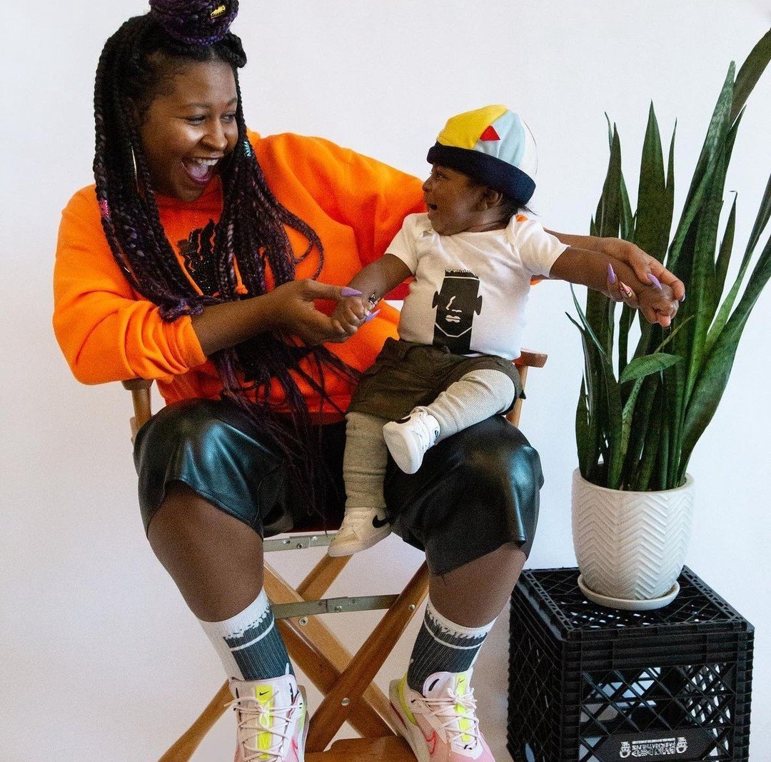 In an effort to support single mothers, we are highlighting the single mothers in our community. ⁠
⁠
Meet Tamira Wells (@canusaypurple), mother and owner of the New Heritage Brand (@thenewheritagebrand). Founded in 1988 by fashion designers Cynthia B