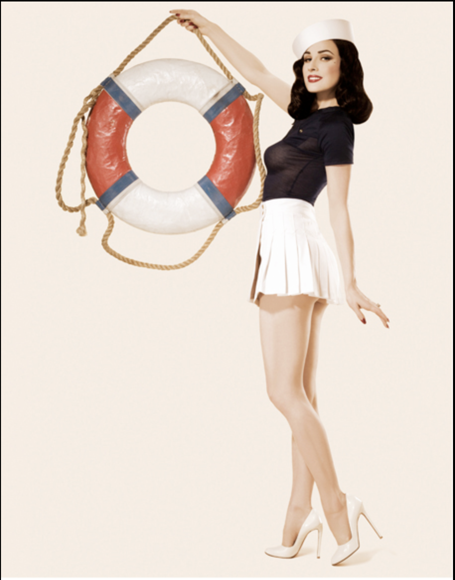 DITA VON TEESE by MICHAEL ELINS