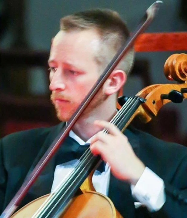 Alex playing cello