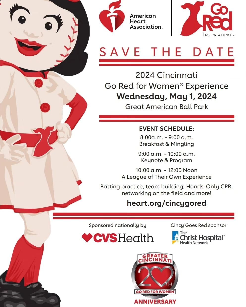 Karly (@physio.kmaines ) and Rakhi will be representing QCPH this Wednesday at the Cincinnati Go Red for Women Experience! We believe in whole health, and that means focusing on cardiovascular health as well as pelvic health. Will we see you there? 
