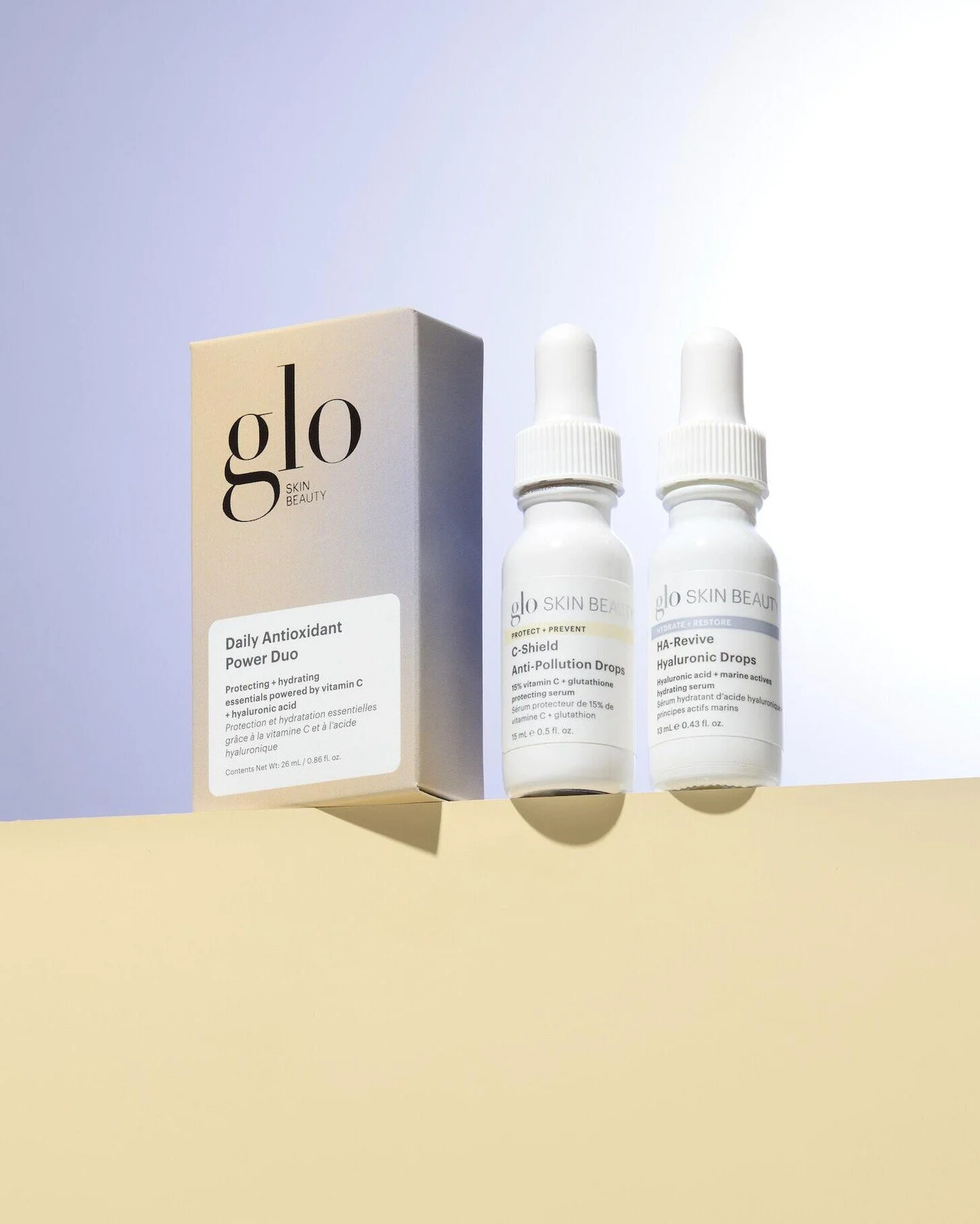 The power duo your skin can&rsquo;t live without&mdash;vitamin C + hyaluronic acid, for brighter, hydrated, protected skin. In travel-ready sizes, so your glow never skips a beat. 💧

This kit includes travel sizes of: 

💛 C-Shield Anti-Pollution Dr