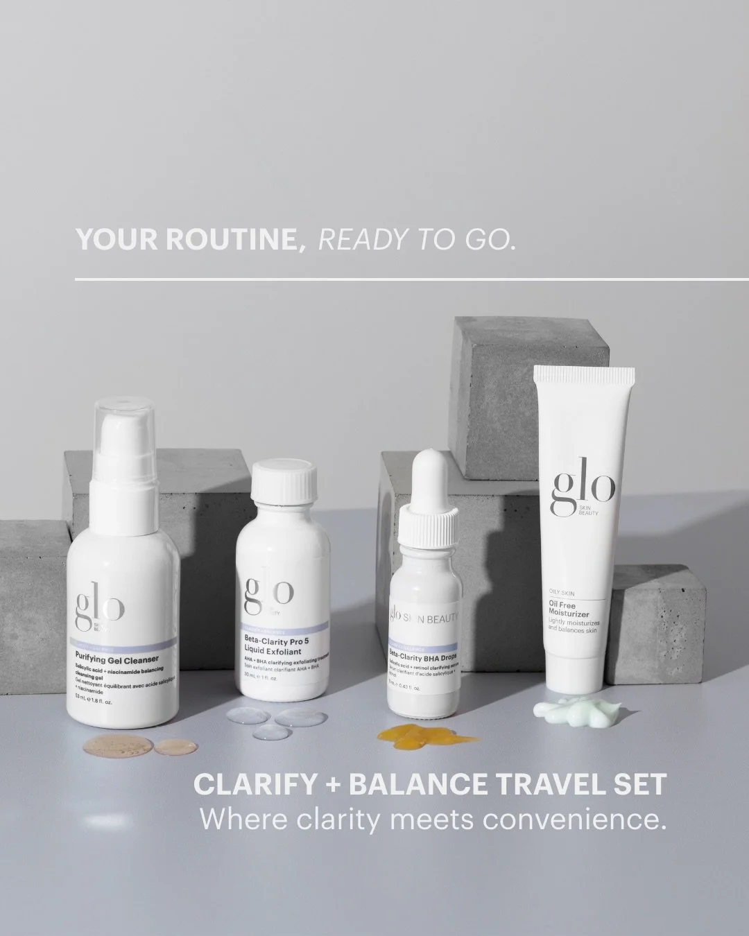 Your favorite regimen, made mini, so your glow stays consistent wherever you land.

Right now, a few of our favorites are waiting in the sale section:

✈️Meet the Minis: Four piece starter set features perfectly petite versions of our brightening and