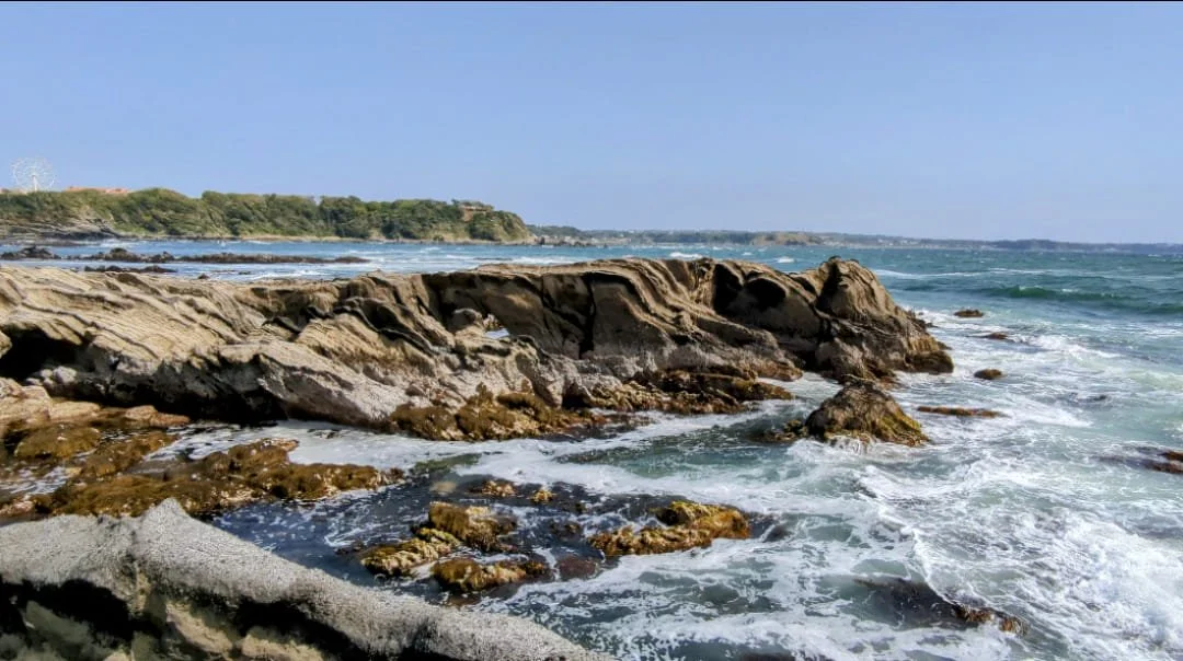 The coastal Arasaki Park in Yokosuka, Kanagawa