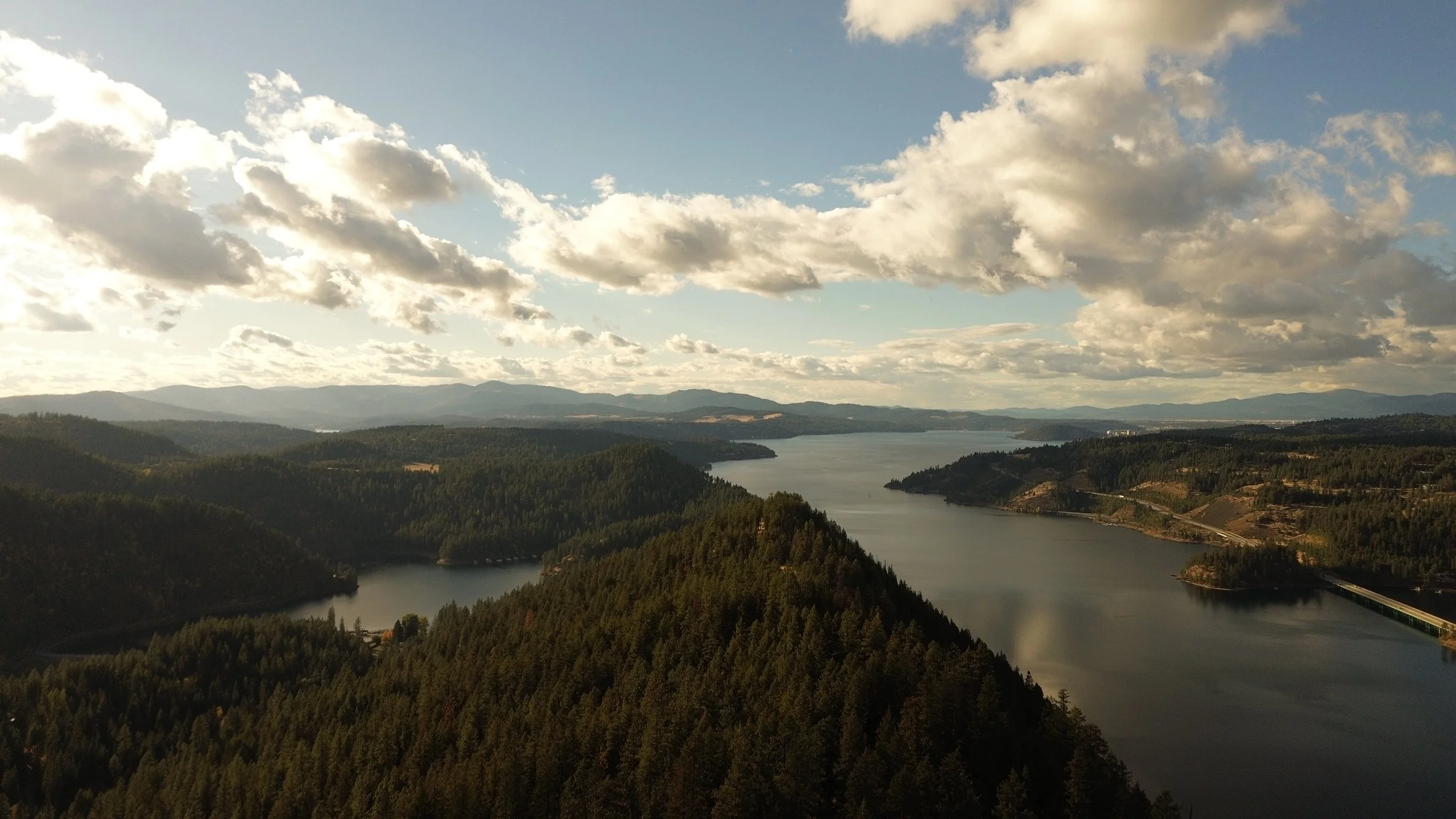 Mineral Ridge and the CDA River (drone shot)