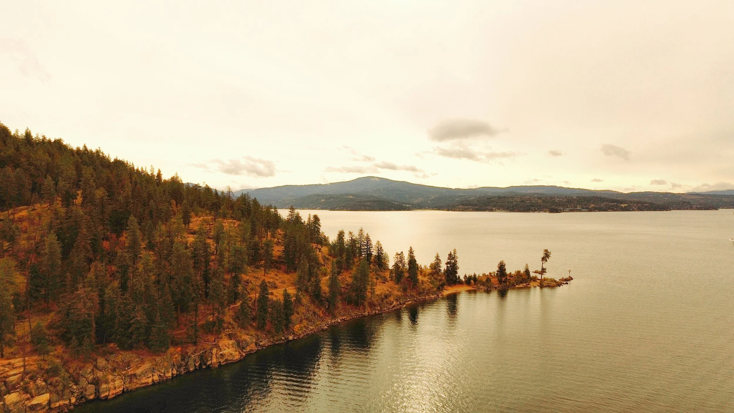 Tubbs Hill via drone shot