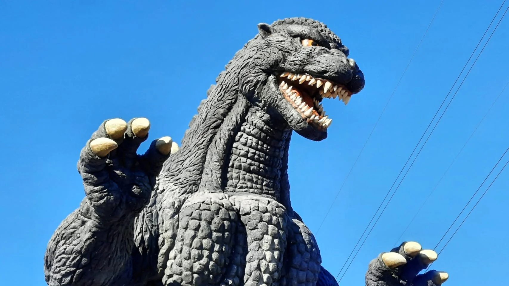 The Godzilla Slide at Kurihama Flower Park
