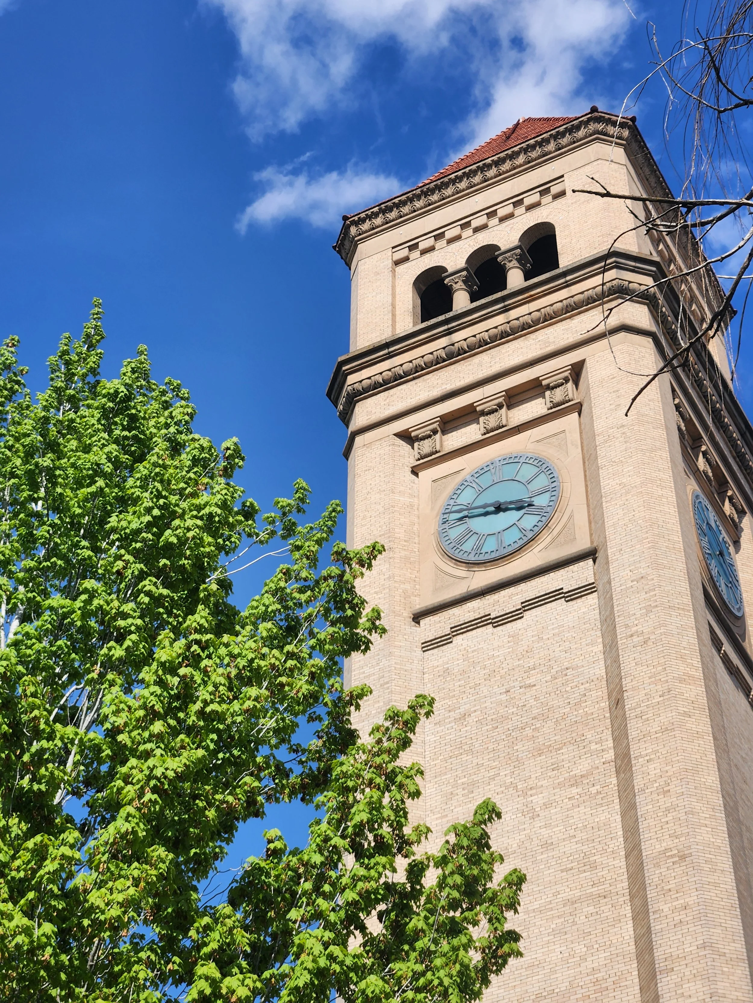 The Great Northern Clock Tower in Riverfront Park