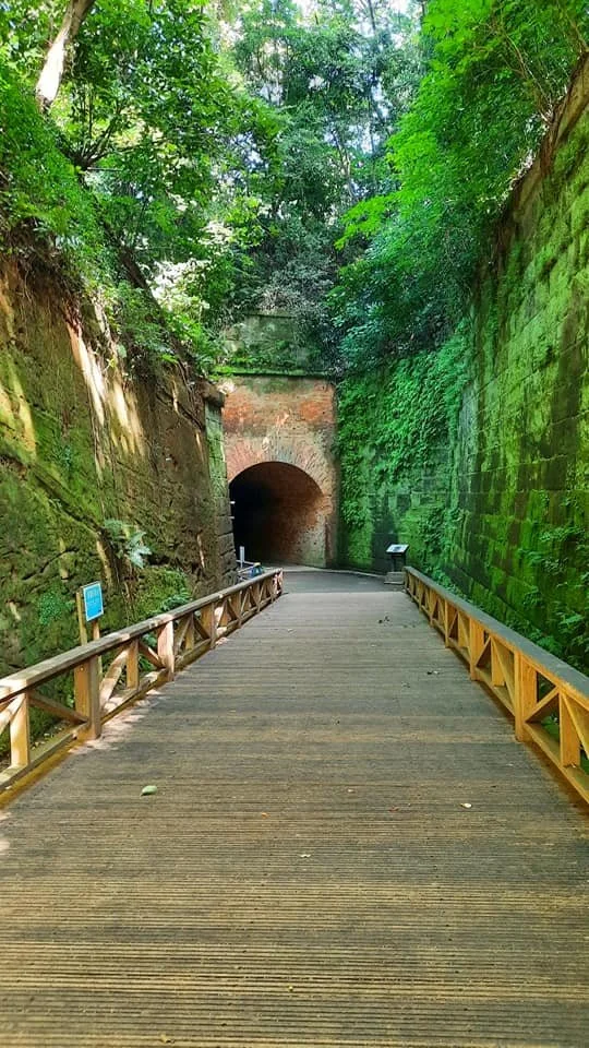 Old Japanese army/navy tunnel on Sarushima Island in Yokosuka, Kanagawa