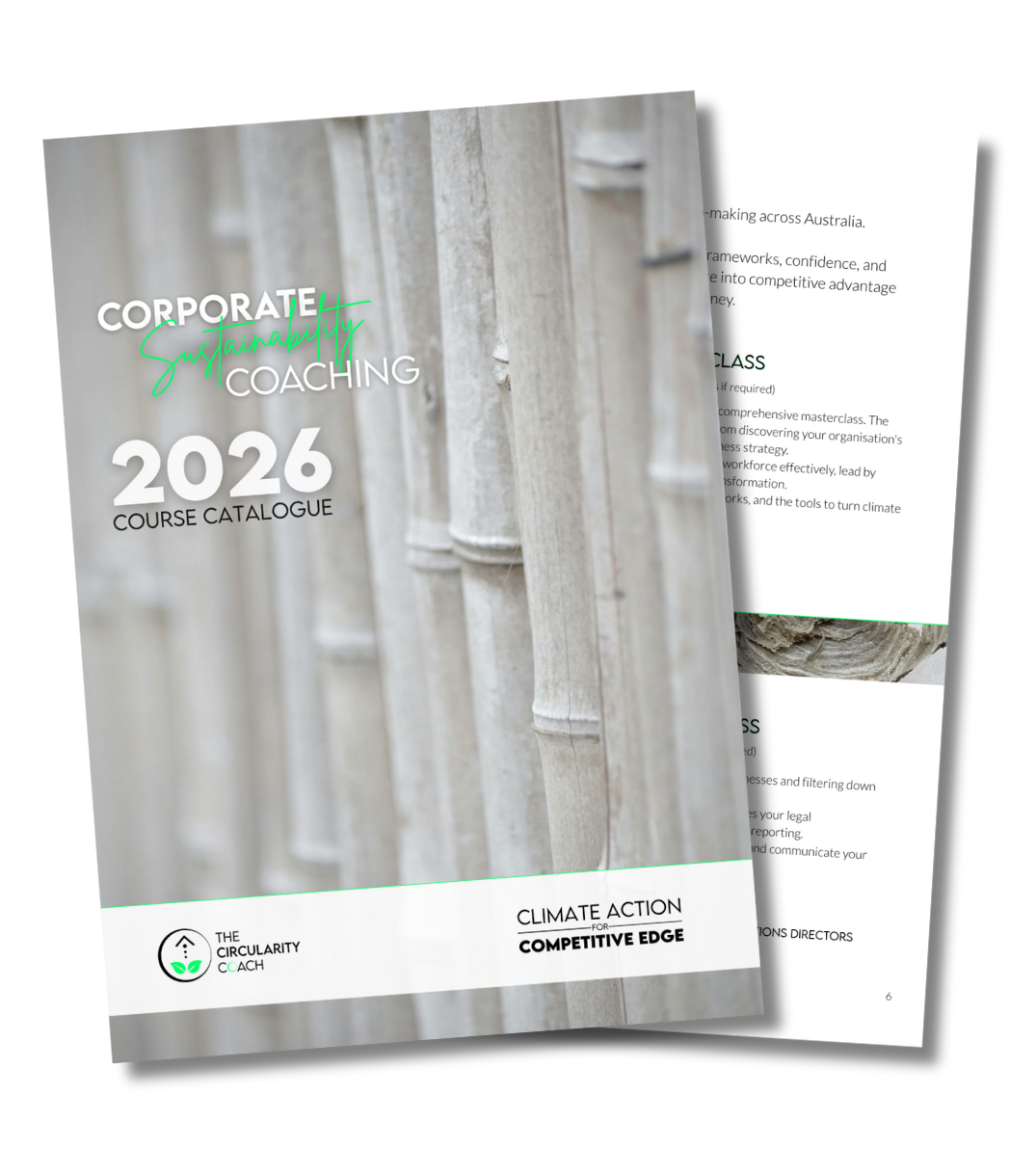 The Circularity Coach Corporate Catalogue