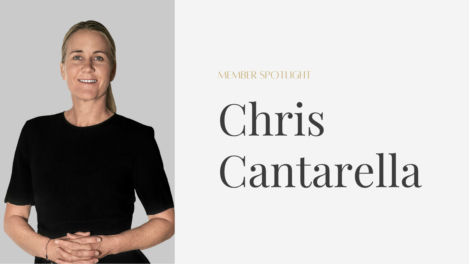 Meet the members shaping our community - Chris Cantarella