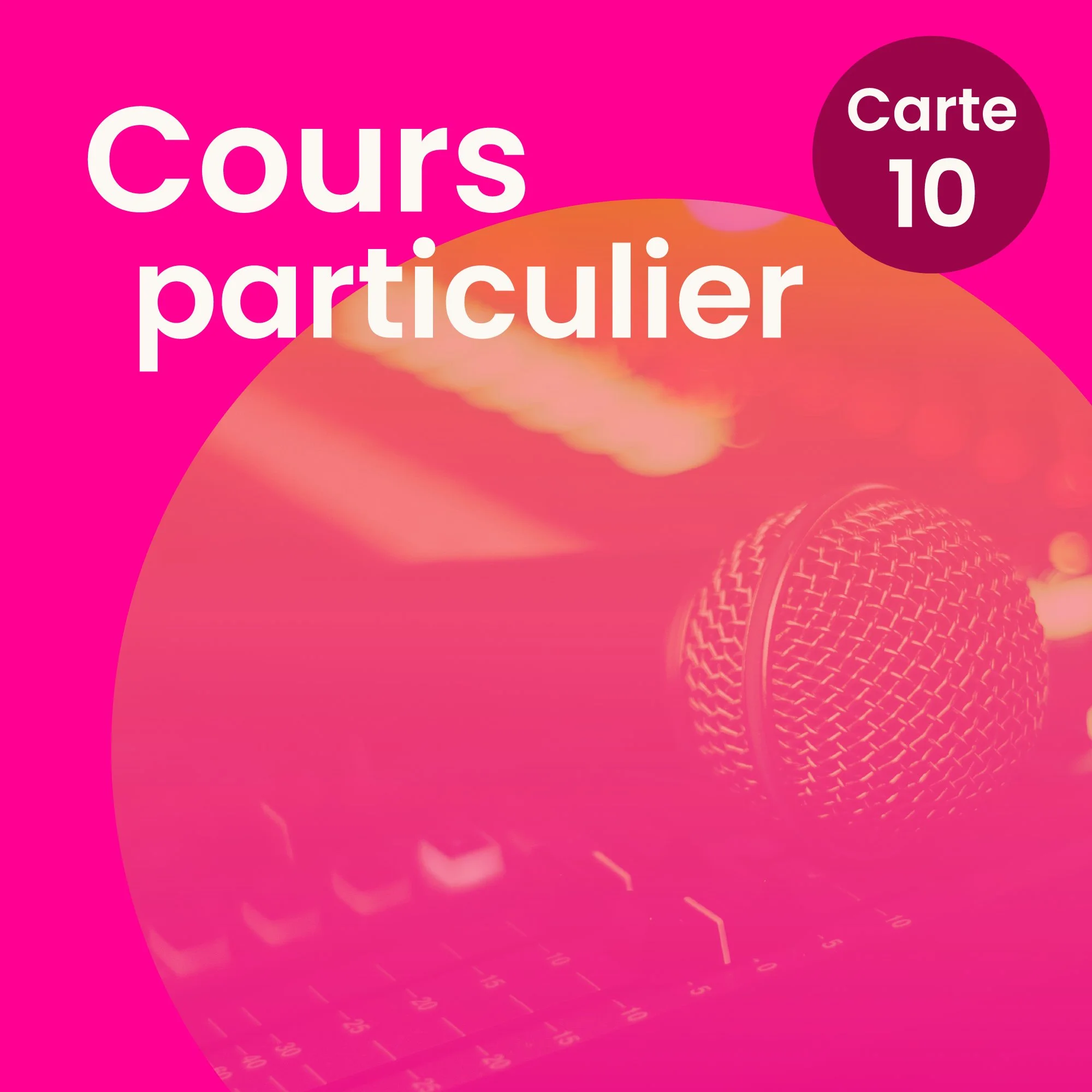 Carte de 10 cours