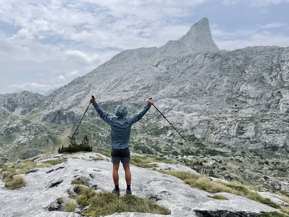Amazing outlook on Harapi Peak (2218 m)