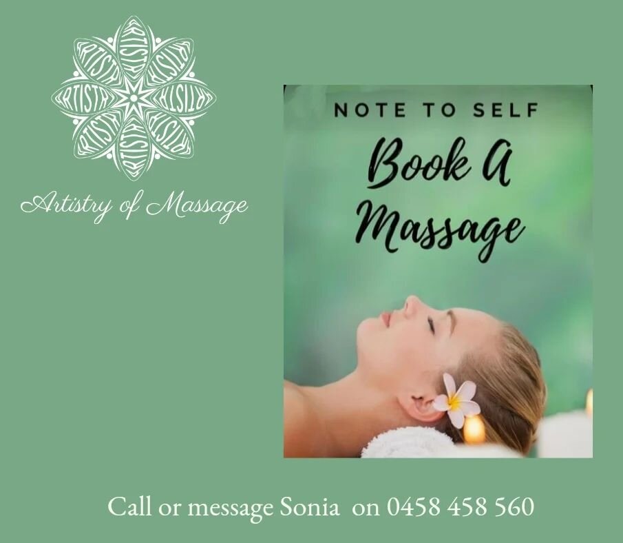 Need a massage? Call or message me to book your appointment. With over 27 years experience , a Fellowship with the Australian Traditional Medicine Society, registered with Health Funds, Hicaps available for immediate claiming and cash or card  you ca
