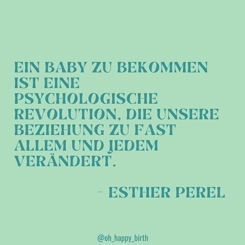 Weise Worte einer weisen Frau. Ist so, ob ihr&lsquo;s wahrhaben wollt oder nicht. Das Leben geht mit Baby nicht einfach weiter wie bisher, sondern es geht anders weiter. Und diesen neuen Weg u dieses neue Tempo zu gehen, m&uuml;ssen wir erstmal lerne