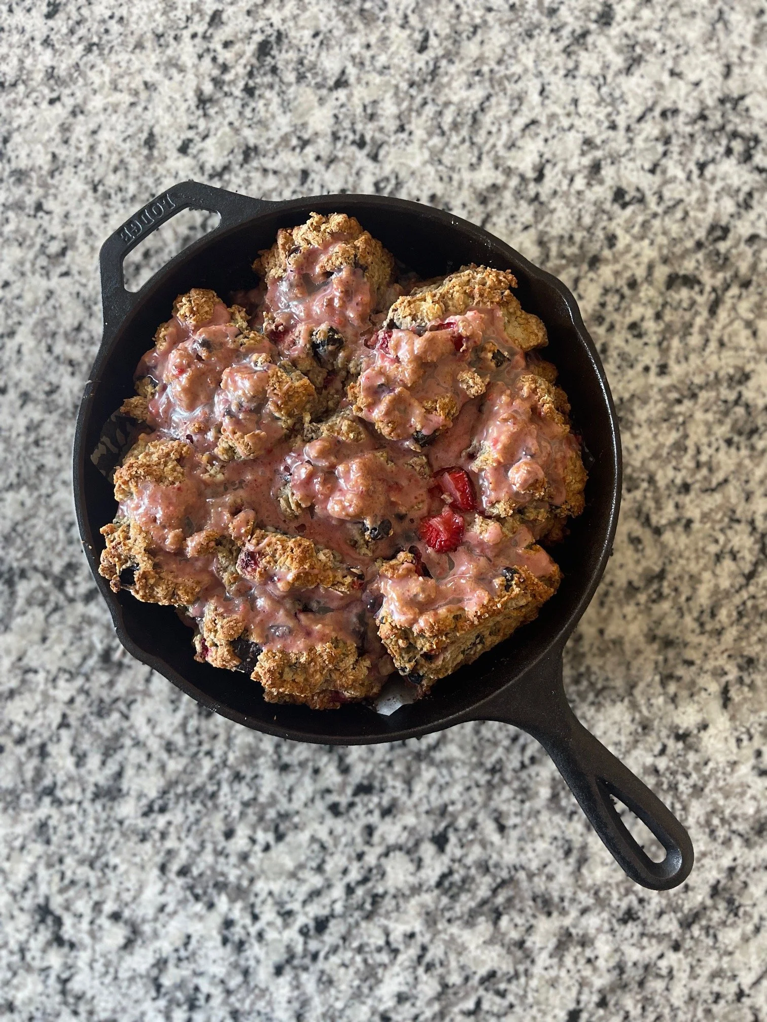 Cast Iron Berry Scones