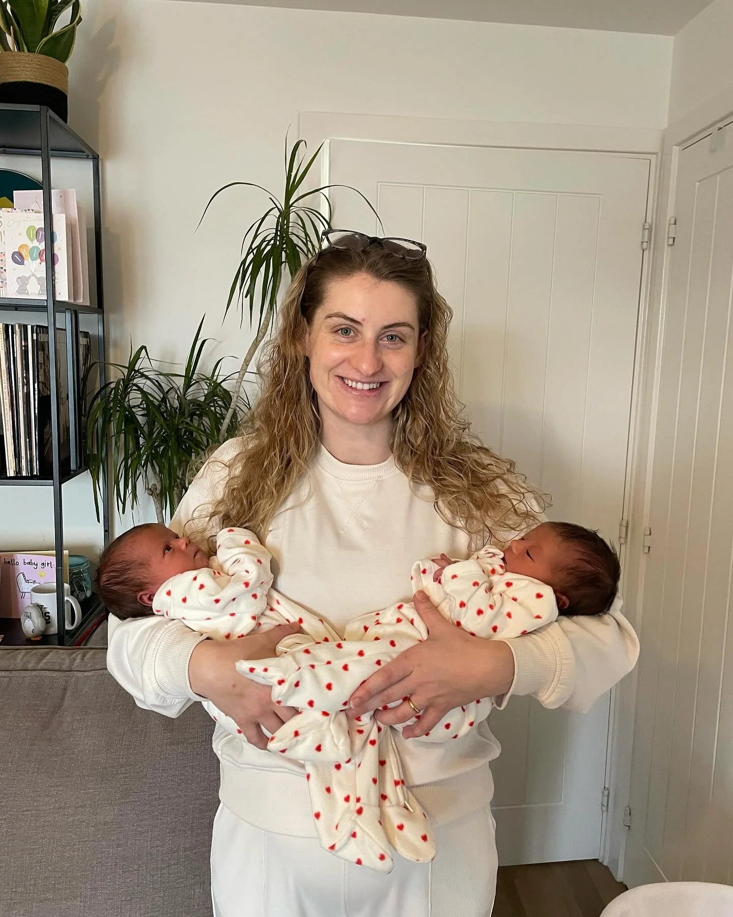 Finally introducing our twinnies on their valentines due date.💕The girls made their appearance on 4th February 00:56 and 00:58. First came Andr&eacute;a Raine Damasceno then sister Naomi Raine Damasceno. Thank you so much for your well wishes, pray 