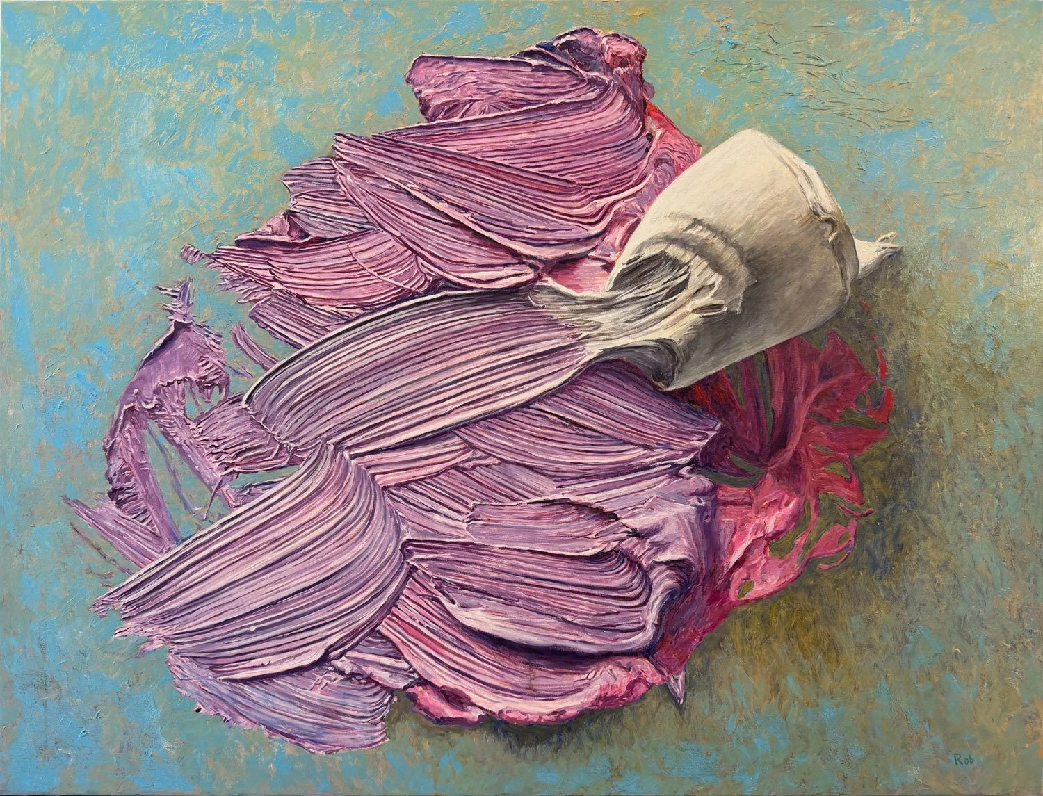 The power of paint
oil on canvas, 130 x 100 cm