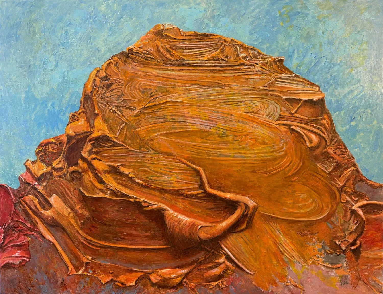 Mountain of paint
oil on canvas, 130 x 100 cm