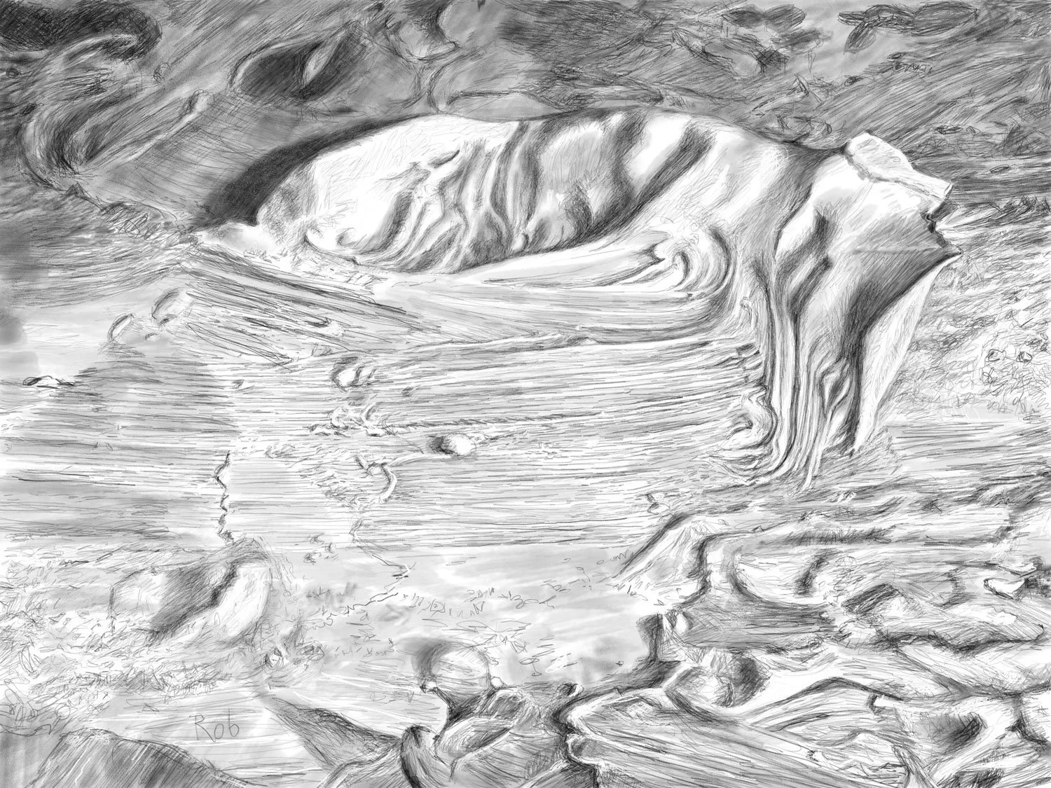 Mountainous paint
iPad art, 70 x 90 cm