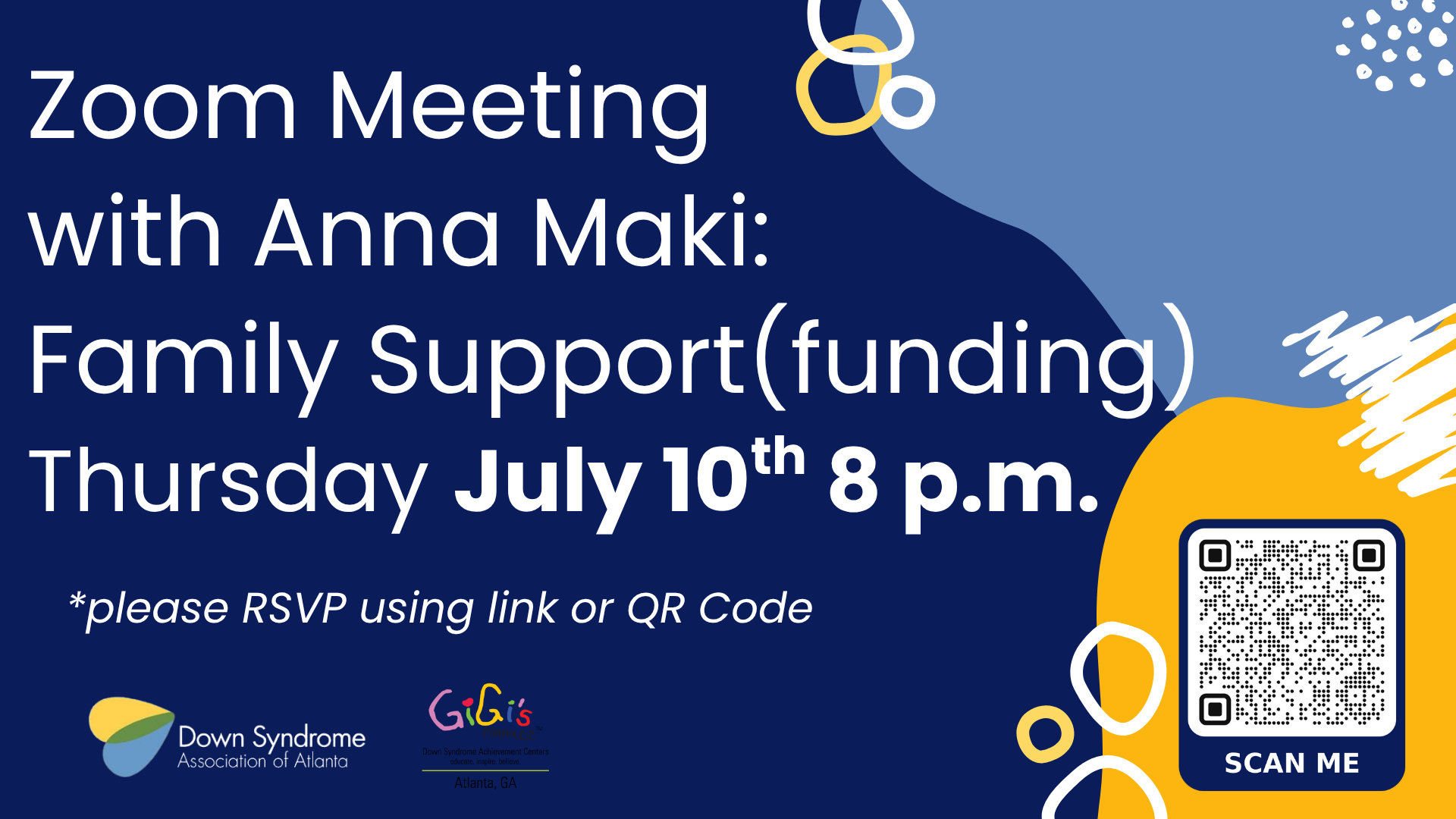 Zoom Meeting with Anna Maki: Family Support(funding)