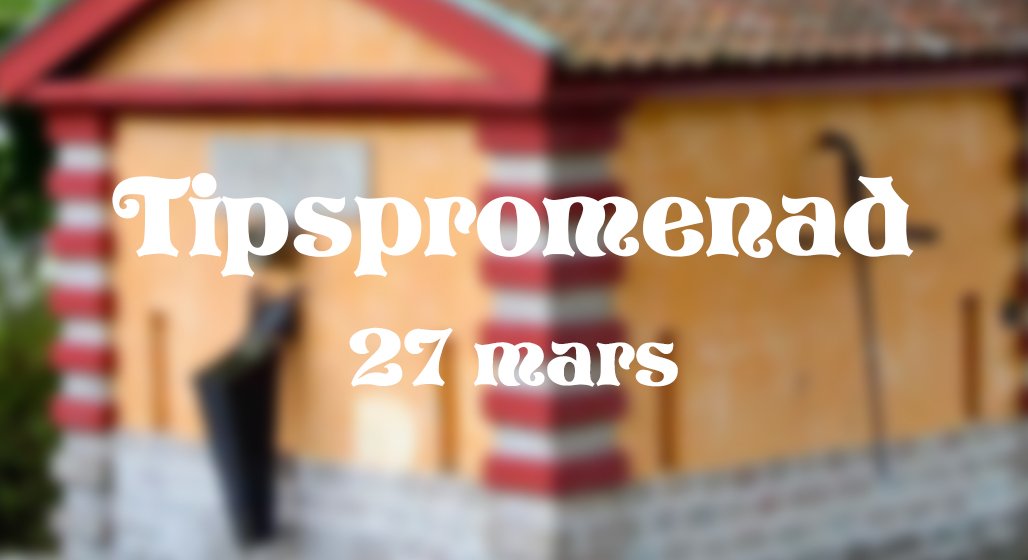 Resultat tipspromenaden 2022-03-27