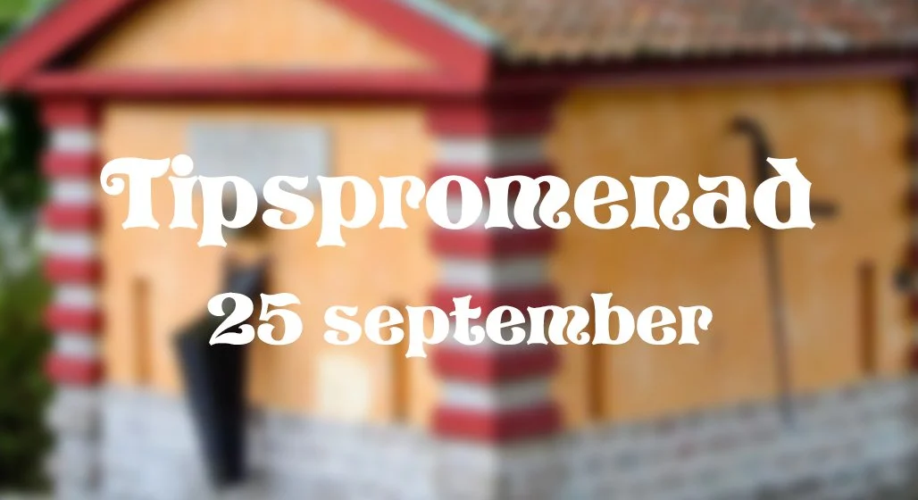 Resultat tipspromenaden 2022-09-25