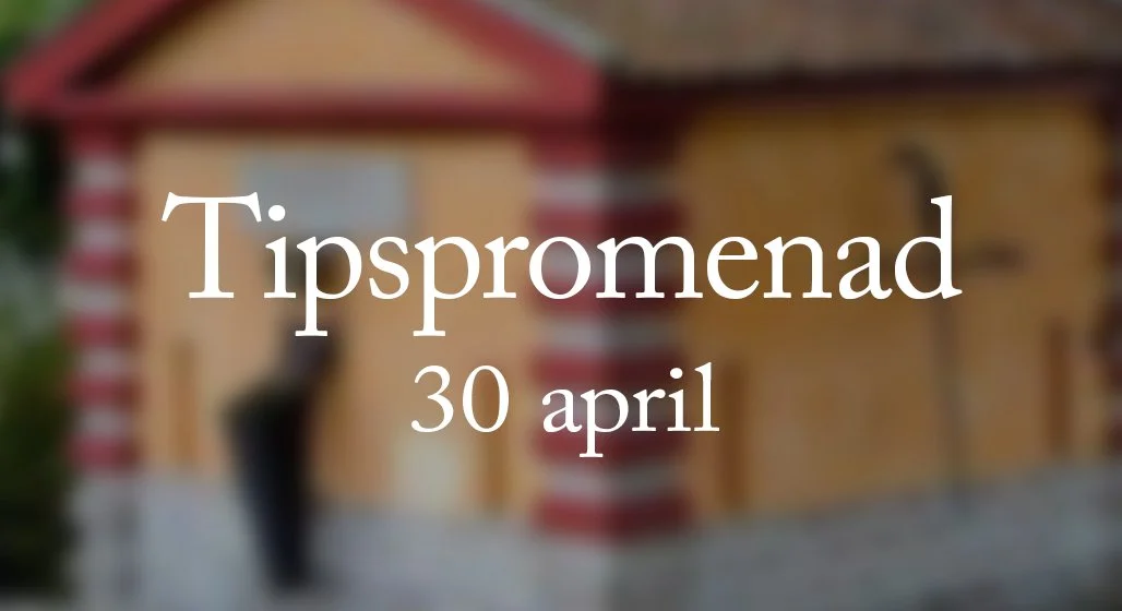 Resultat tipspromenaden den 30 april.