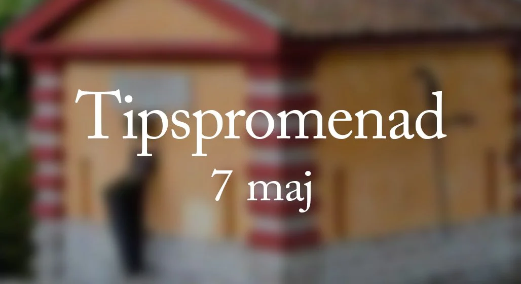 Resultat tipspromenaden den 7 maj, vårens sista.