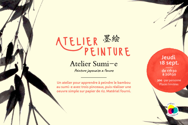 🧑🎨 Atelier peinture Sumi-E