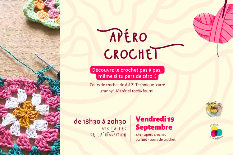 🧶 Apéro Crochet - Le carré granny