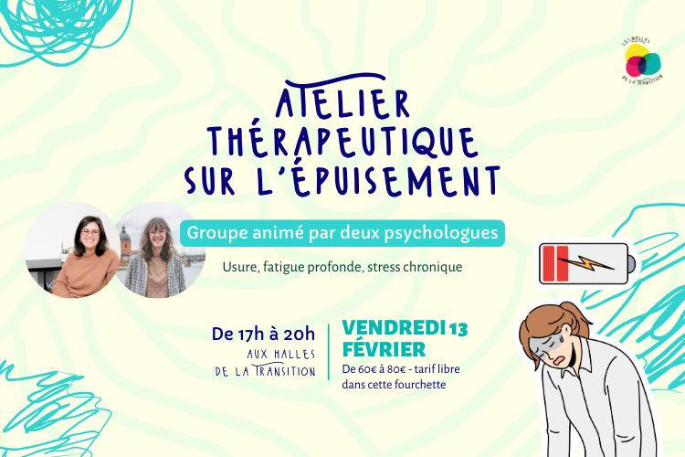 💤 Atelier thérapeutique sur l’épuisement