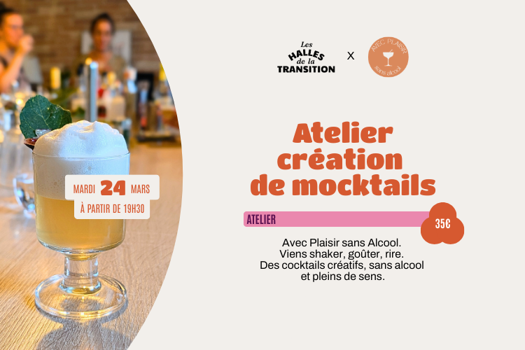 Atelier création de mocktails - Avec Plaisir sans Alcool 🍸