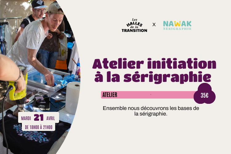 🎨 Atelier initiation sérigraphie avec Antonin