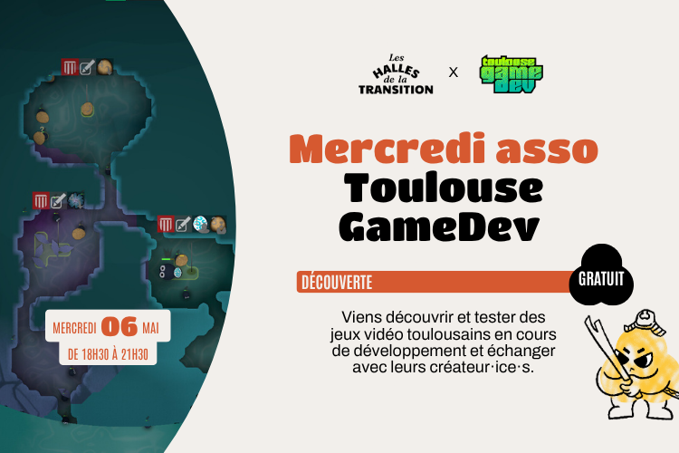🎮 Mercredi Asso : Soirée Playtest Toulouse Game Dev