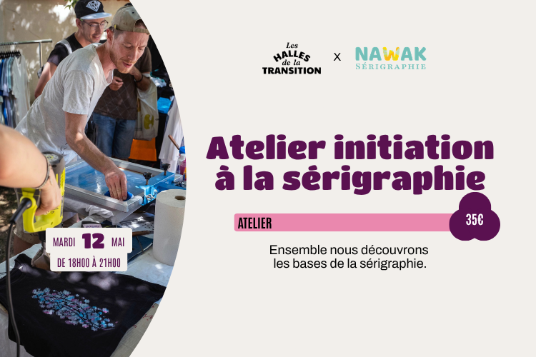 🎨 Atelier initiation sérigraphie avec Antonin 