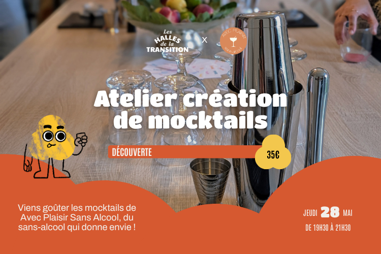 🍹 Atelier création de mocktails avec Plaisir Sans Alcool