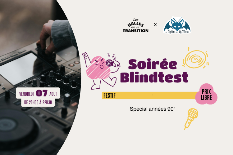 Soirée Blind Test – Spécial années 90 🎤
